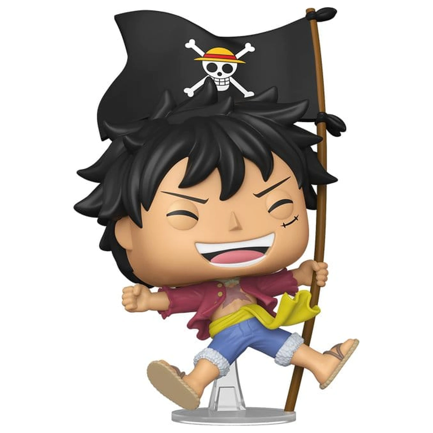 One Piece Funko POP! Vinyl animirana figura Luffy s zastavom 9 cm fotografija proizvoda