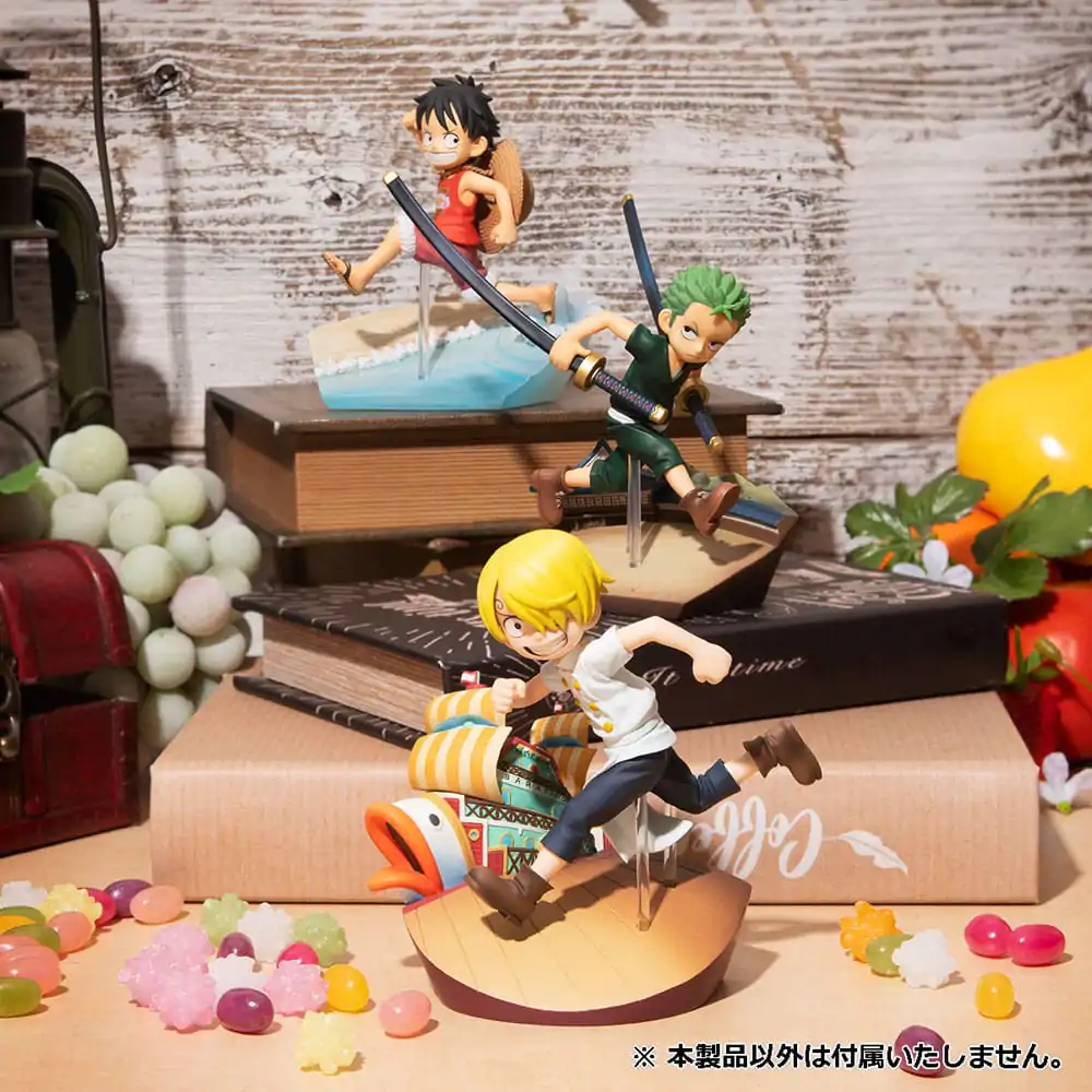 One Piece G.E.M. Series PVC kip Sanji Run! Run! Run! 11 cm fotografija proizvoda