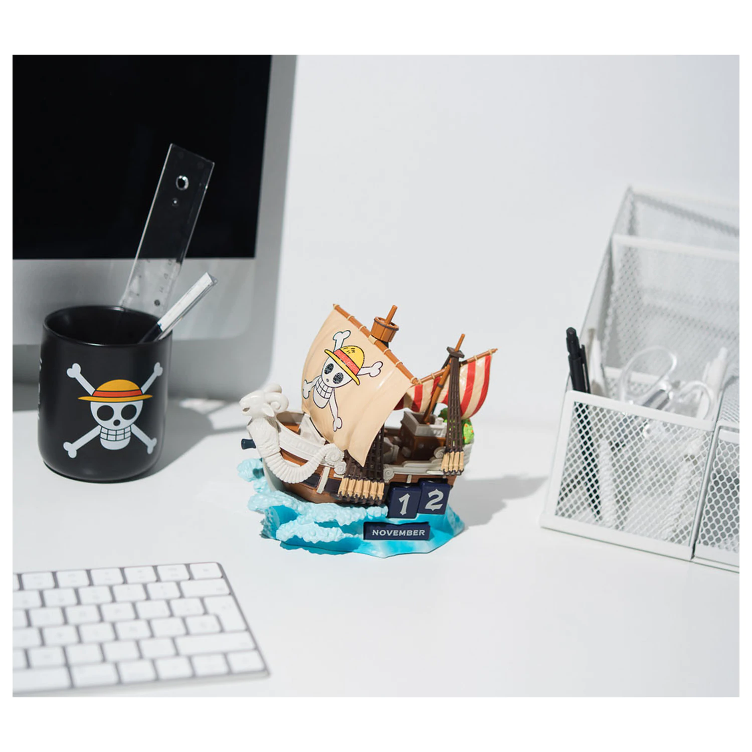 One Piece Going Merry 3D vječni kalendar fotografija proizvoda