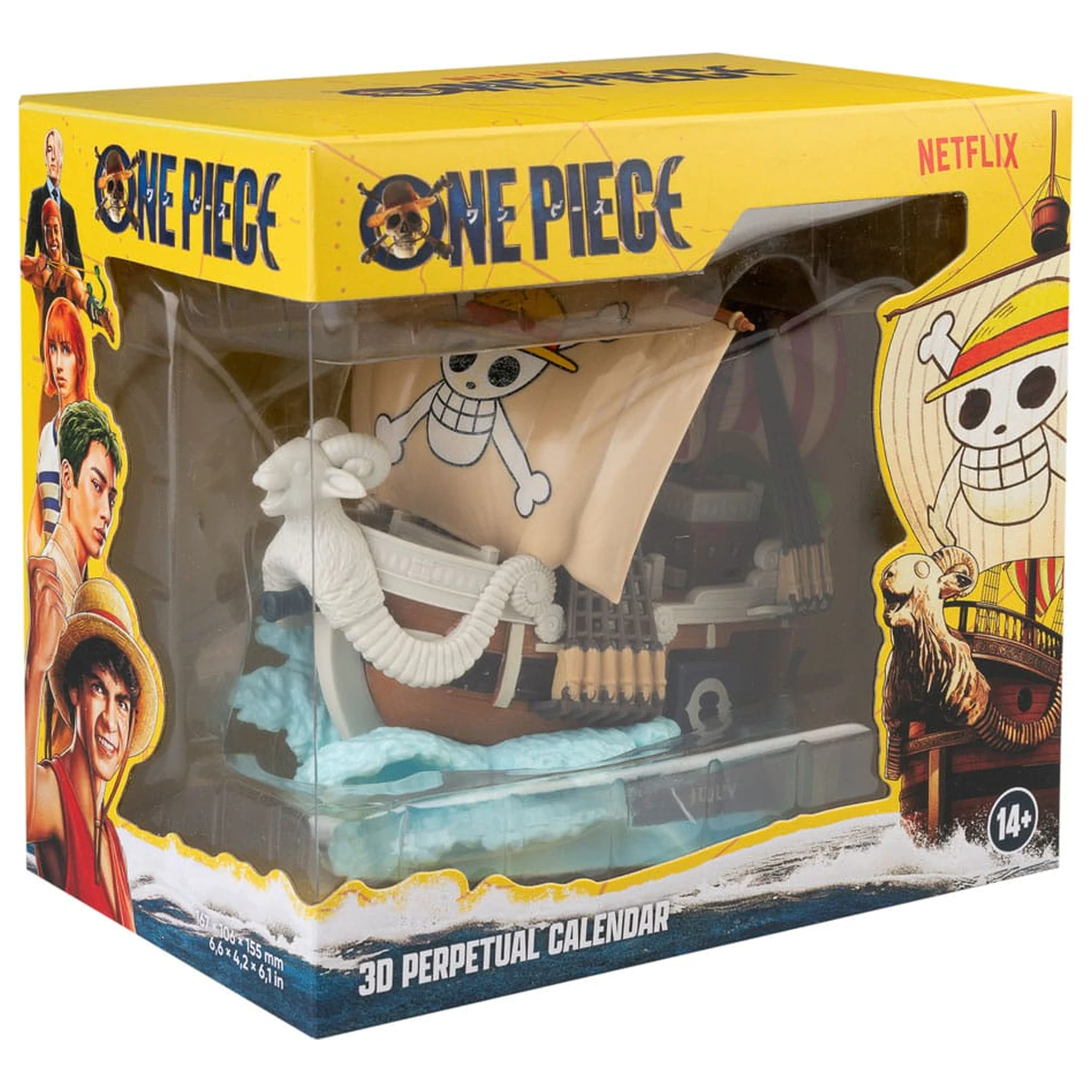 One Piece Going Merry 3D vječni kalendar fotografija proizvoda