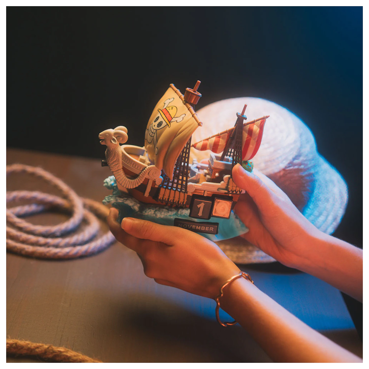 One Piece Going Merry 3D vječni kalendar fotografija proizvoda