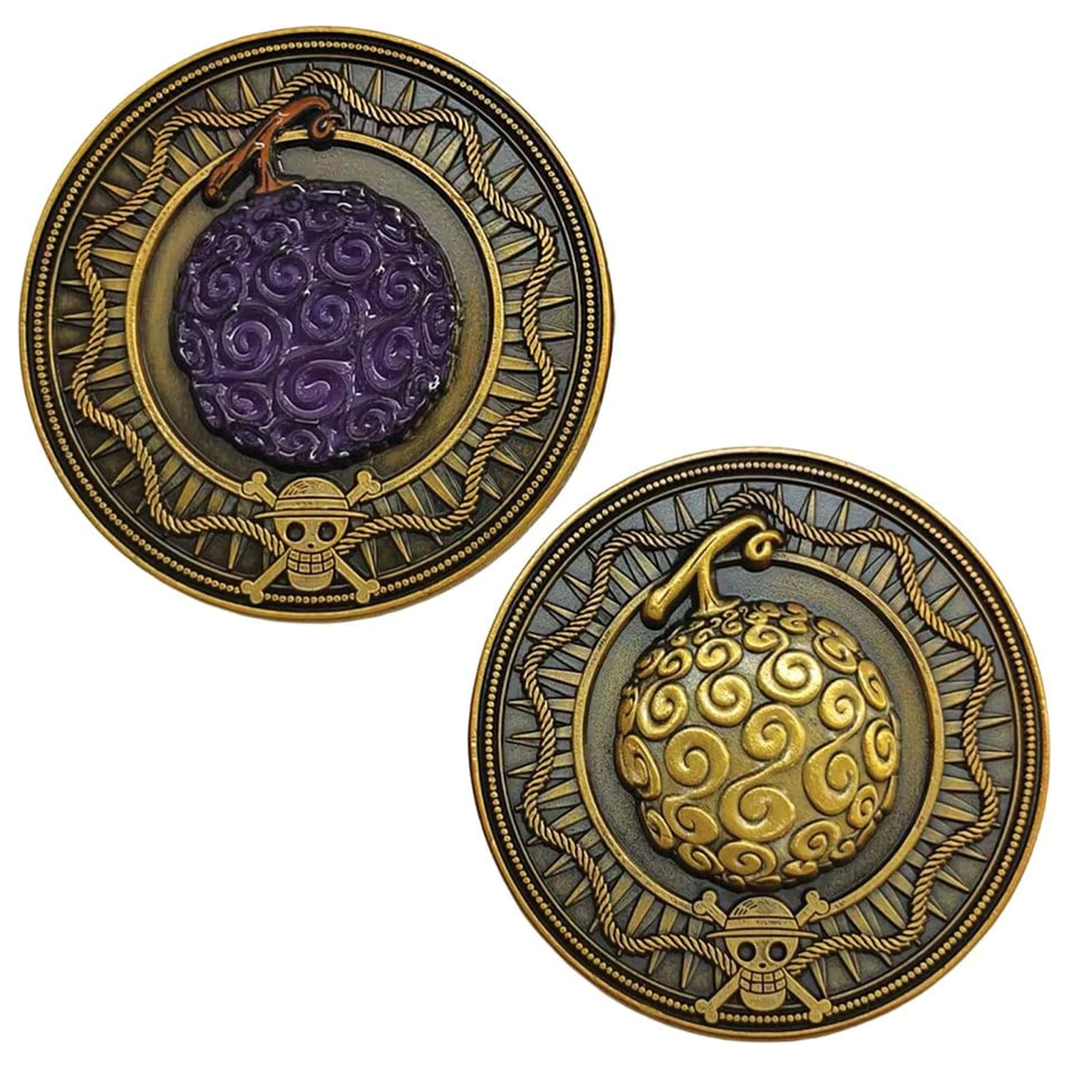 One Piece kolekcionarska kovanica Gum Gum Coin Limited Edition 4 cm fotografija proizvoda