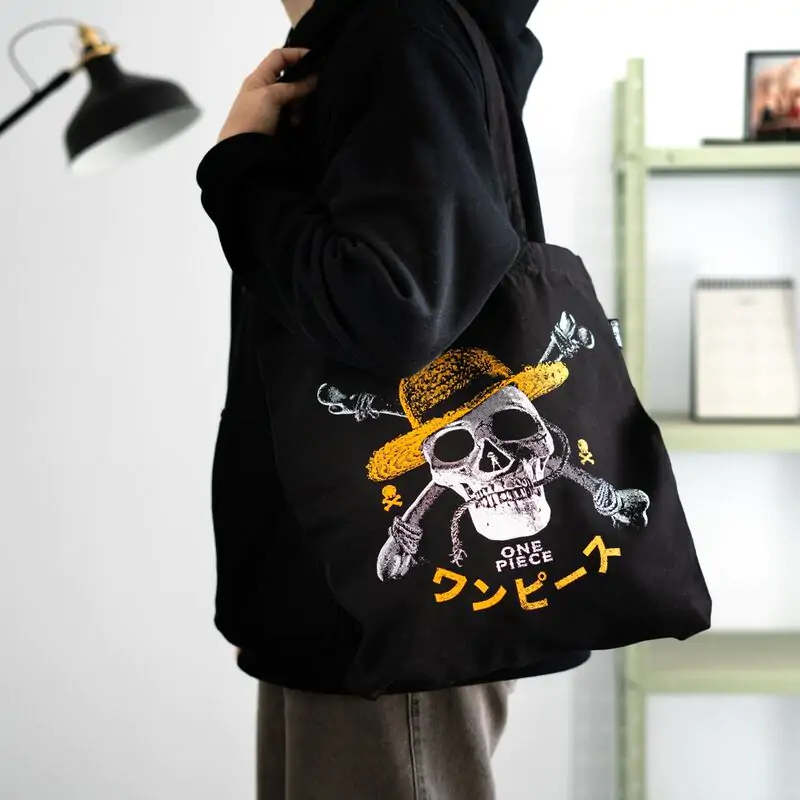 One Piece Jolly Roger shopping torba fotografija proizvoda