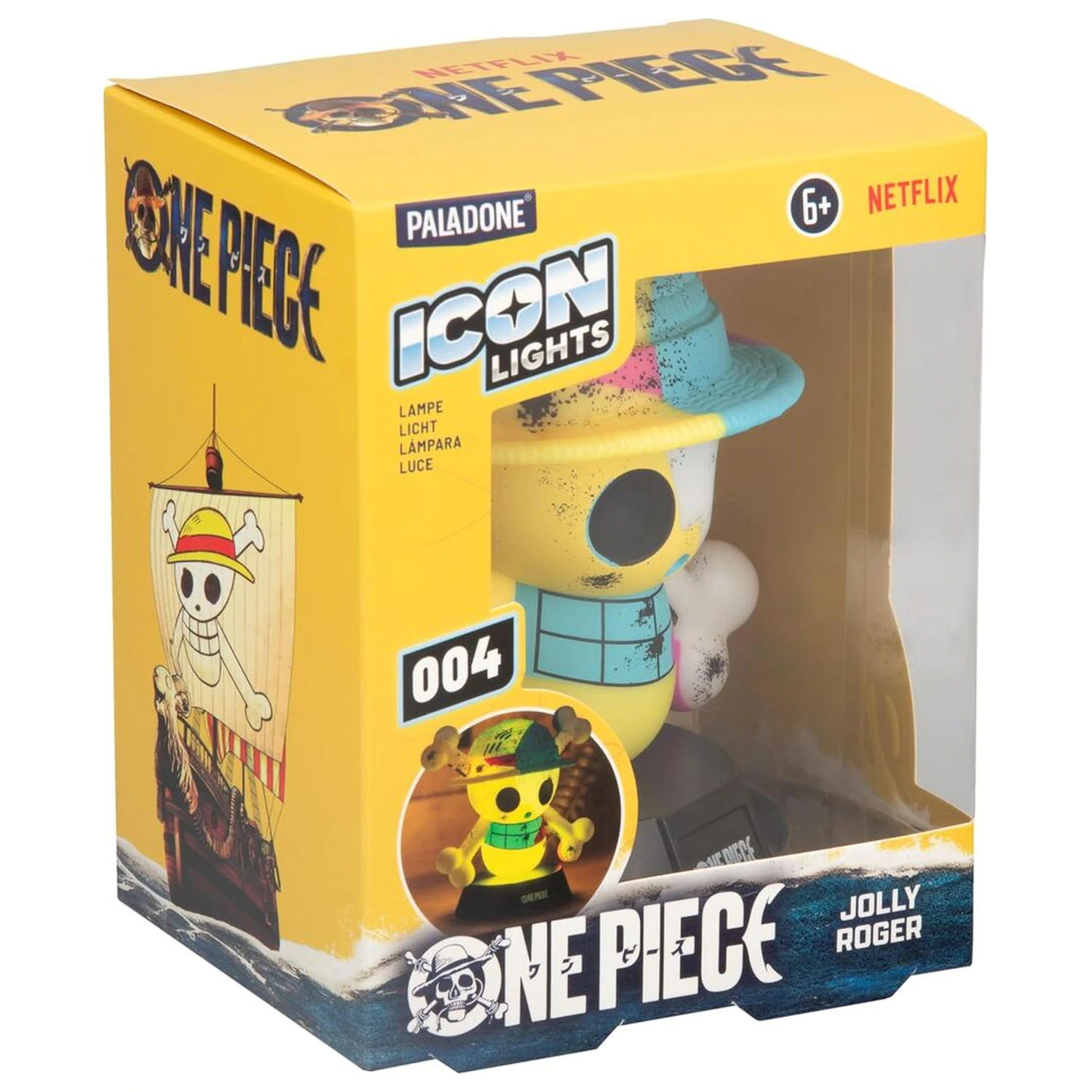 One Piece Jolly Roger Icon lampa fotografija proizvoda