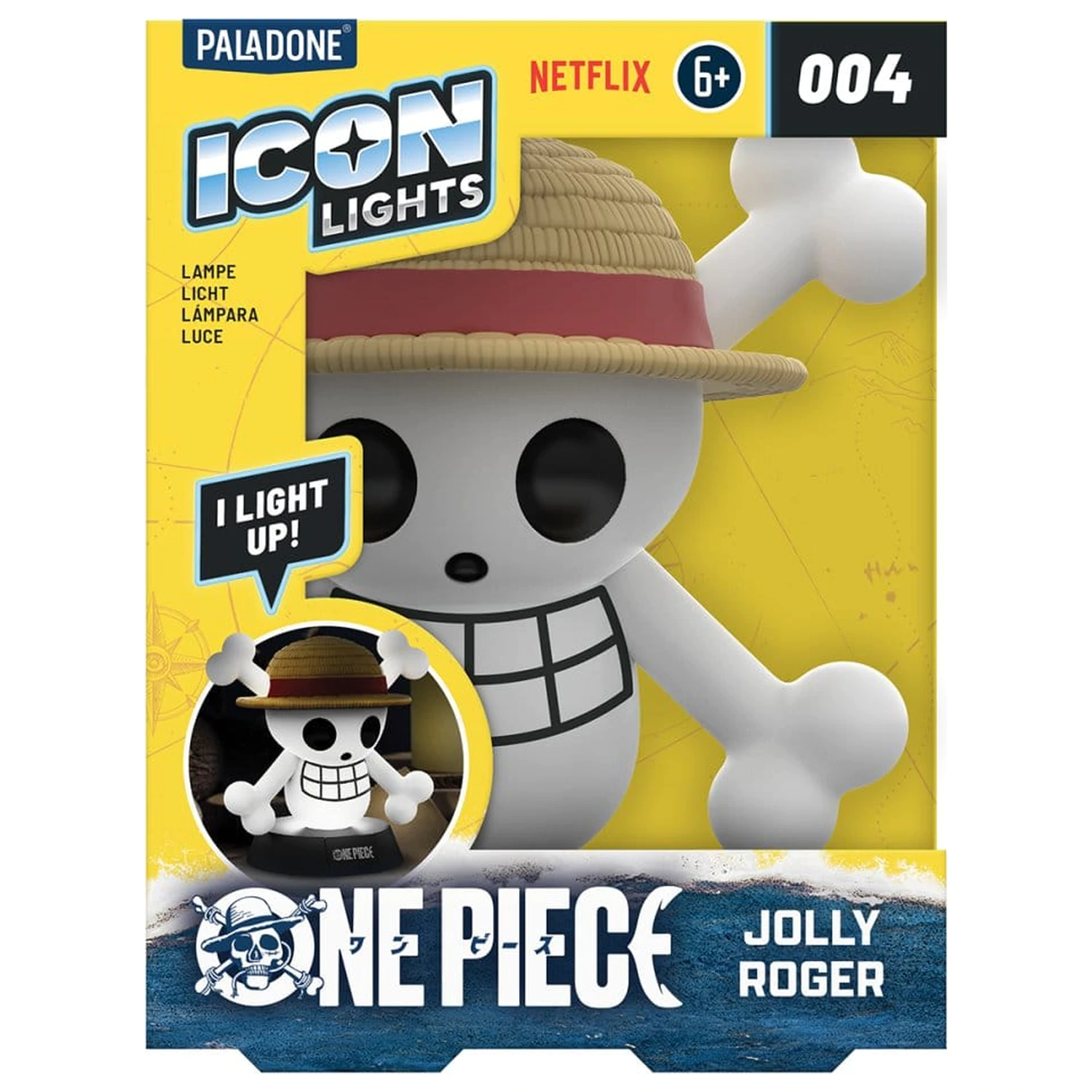 One Piece Icon Svjetlo Jolly Roger fotografija proizvoda