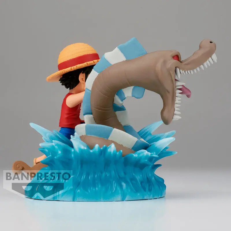 One Piece Log Stories PVC Kipić Monkey D. Luffy protiv Lokalnog Morskog Čudovišta 7 cm fotografija proizvoda