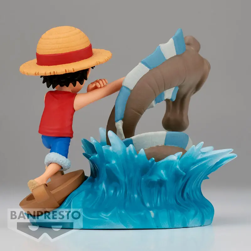 One Piece Log Stories PVC Kipić Monkey D. Luffy protiv Lokalnog Morskog Čudovišta 7 cm fotografija proizvoda