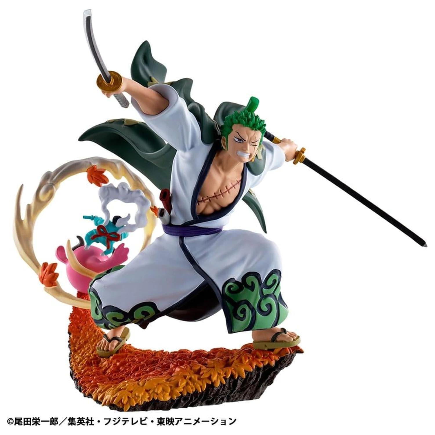 One Piece Logbox Re Birth Wano Kuni Set od 4 figurice Petitrama 9 cm fotografija proizvoda