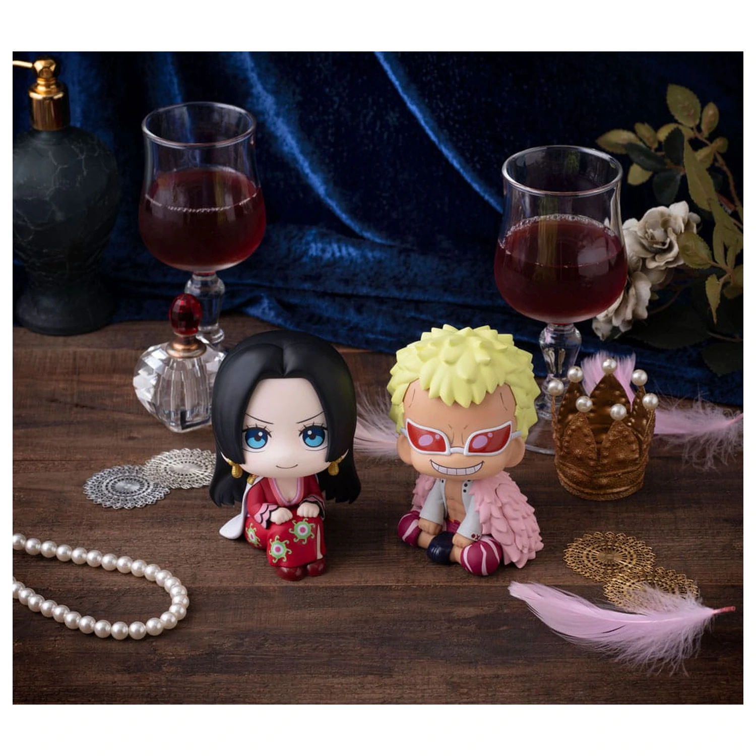 One Piece Look Up PVC Kip Boa Hancock & Donquixote Doflamingo Set (s poklonom) 11 cm fotografija proizvoda