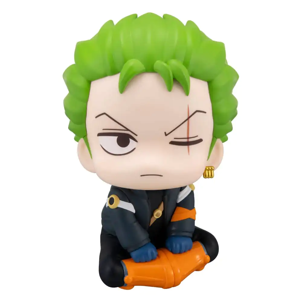 One Piece Look Up PVC Kip Roronoa Zoro Future Island Egghead Ver. 11 cm fotografija proizvoda