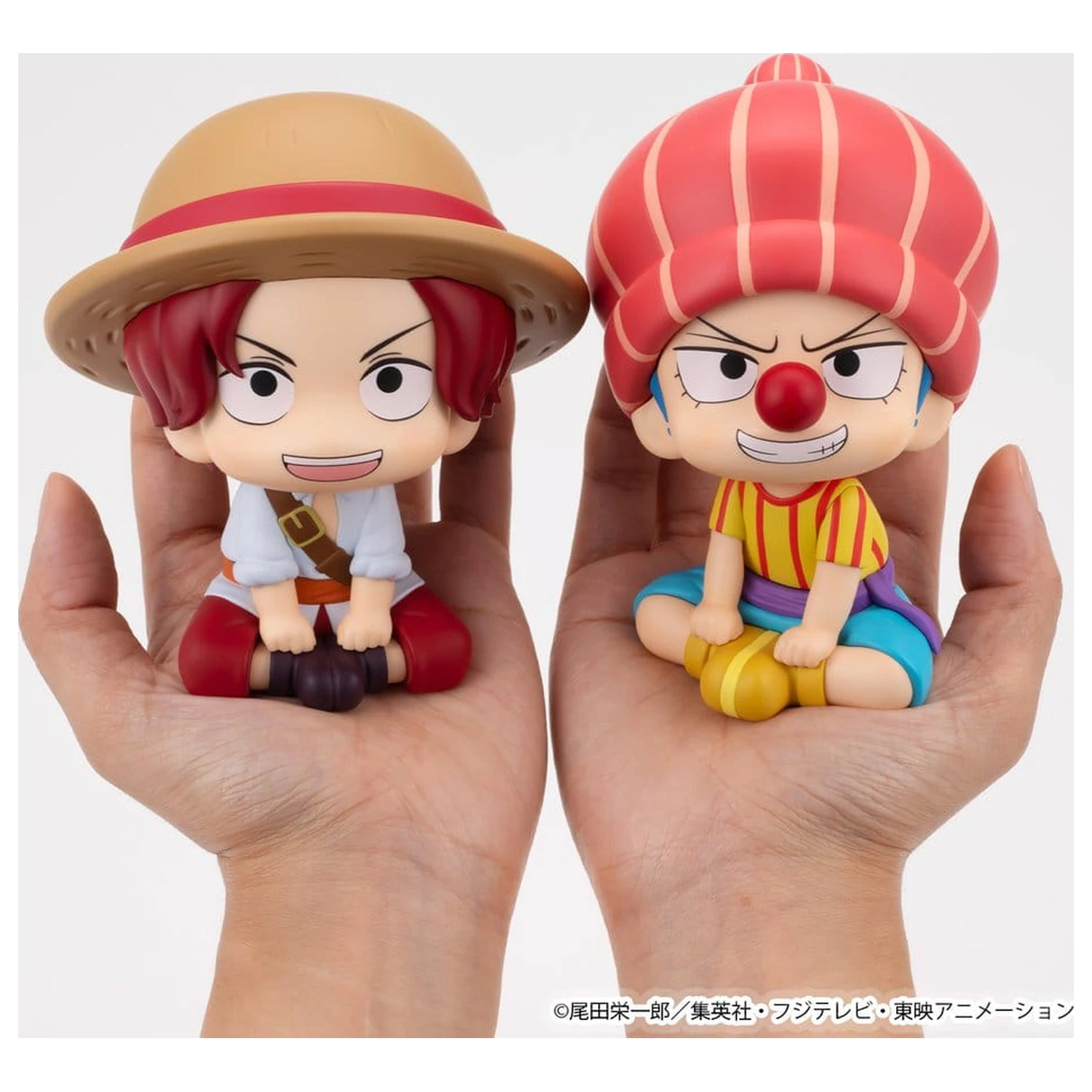 One Piece Look Up PVC figure 2-pakiranje Shanks & Buggy Childhood Ver. 11 cm (s poklonom) fotografija proizvoda