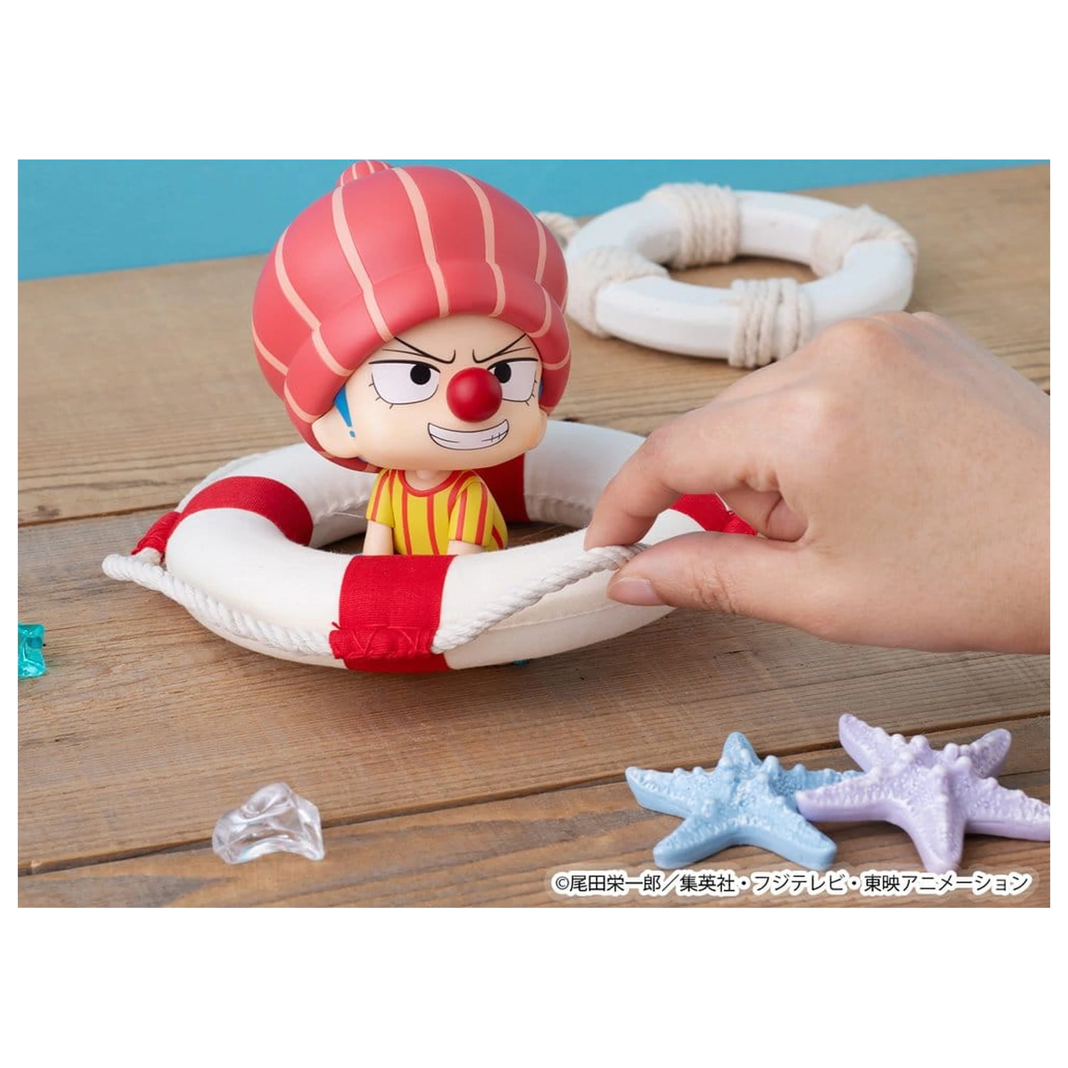 One Piece Look Up PVC figure 2-pakiranje Shanks & Buggy Childhood Ver. 11 cm (s poklonom) fotografija proizvoda
