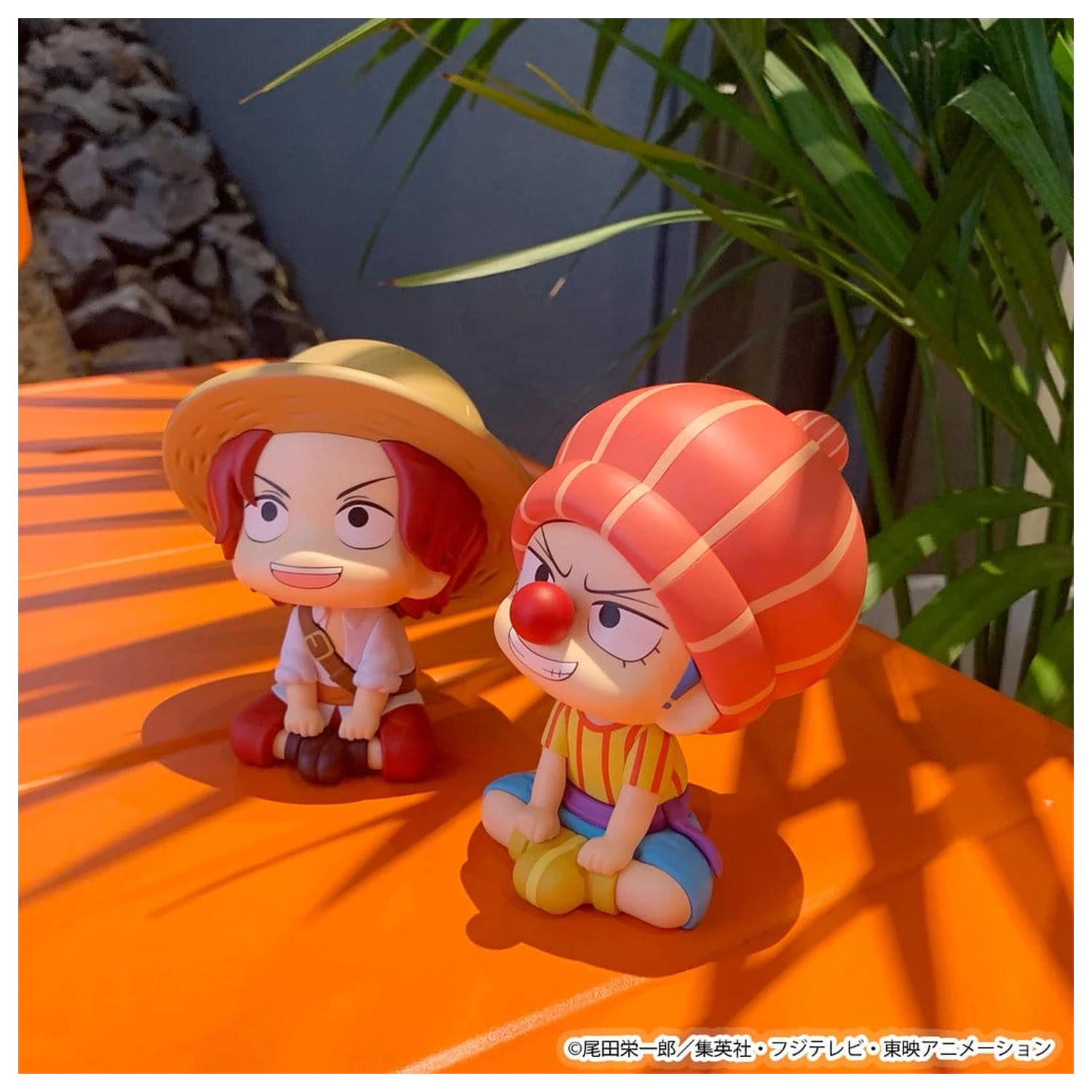 One Piece Look Up PVC figure 2-pakiranje Shanks & Buggy Childhood Ver. 11 cm (s poklonom) fotografija proizvoda