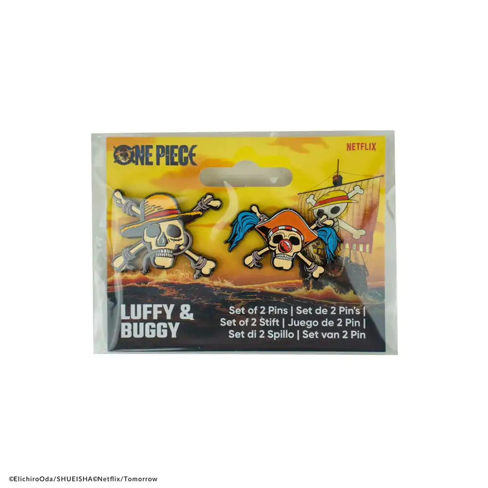 One Piece bedževi 2-Pack Luffy & Buggy fotografija proizvoda