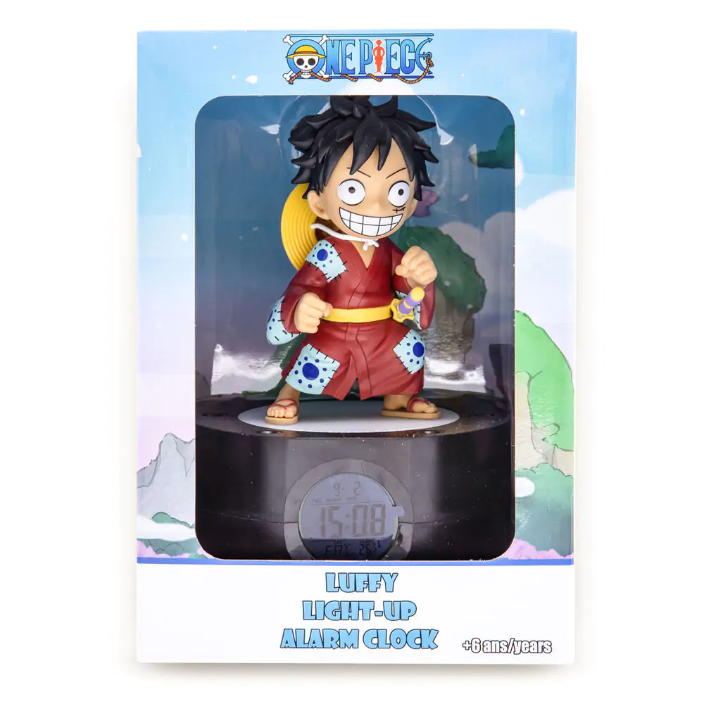 One Piece budilica sa svjetlom Ruffy 18 cm fotografija proizvoda