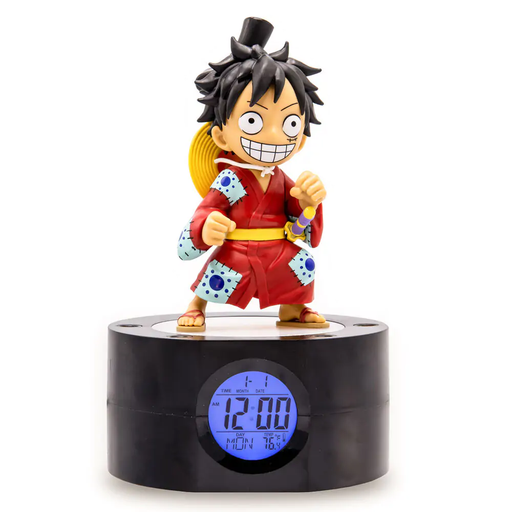 One Piece budilica sa svjetlom Ruffy 18 cm fotografija proizvoda