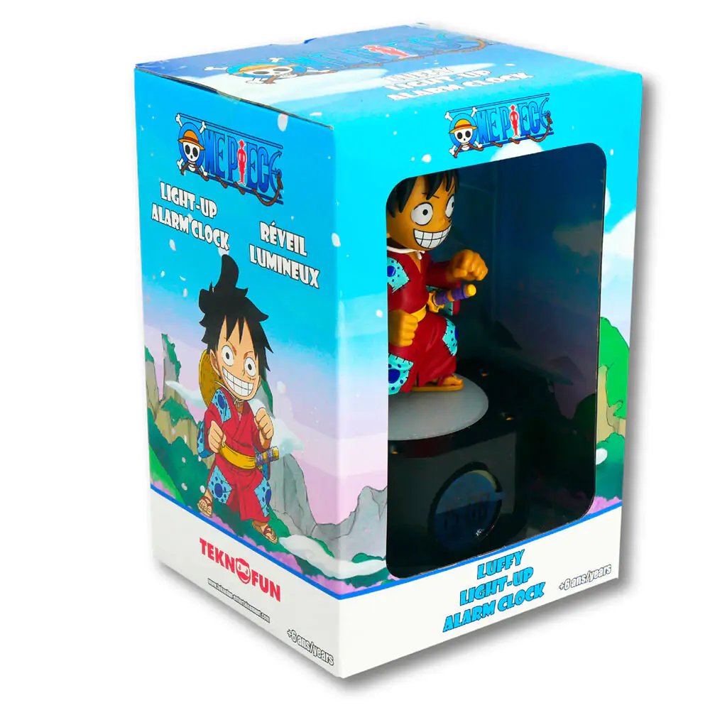 One Piece budilica sa svjetlom Ruffy 18 cm fotografija proizvoda