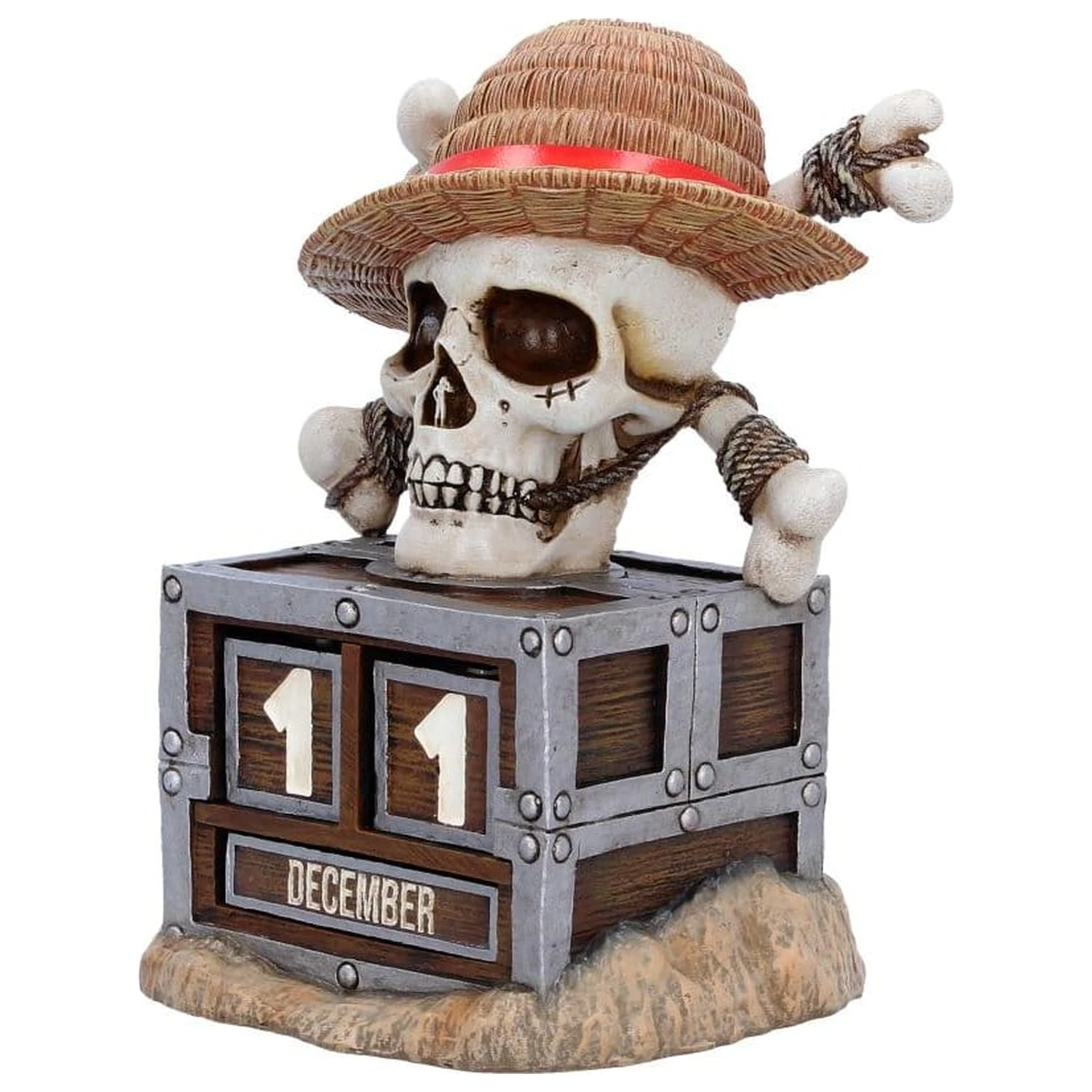 One Piece vječni kalendar Luffy Jolly Roger 16 cm fotografija proizvoda