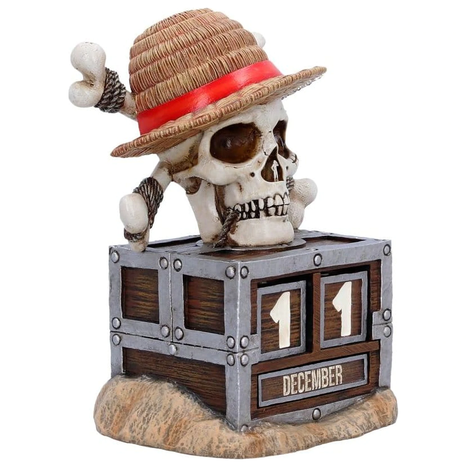 One Piece vječni kalendar Luffy Jolly Roger 16 cm fotografija proizvoda