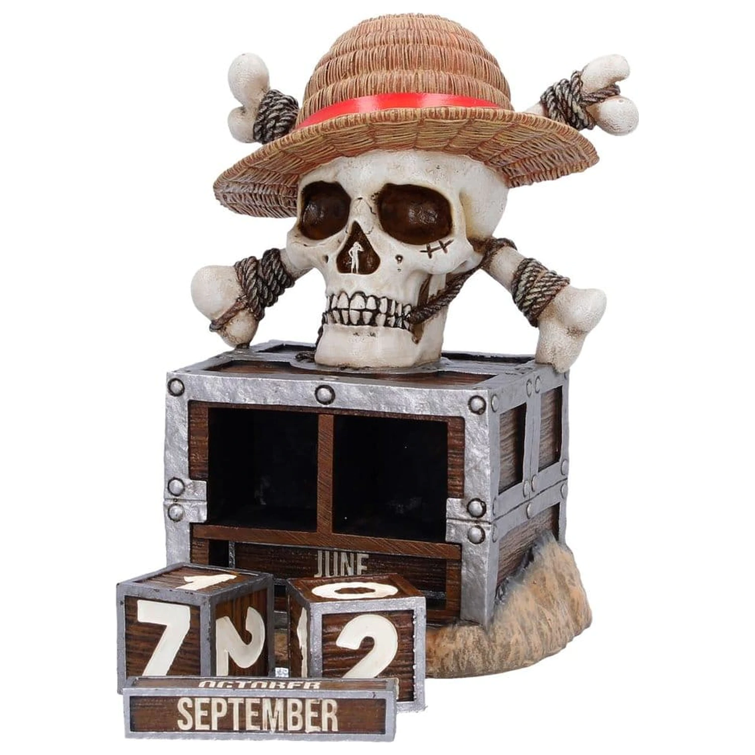 One Piece vječni kalendar Luffy Jolly Roger 16 cm fotografija proizvoda