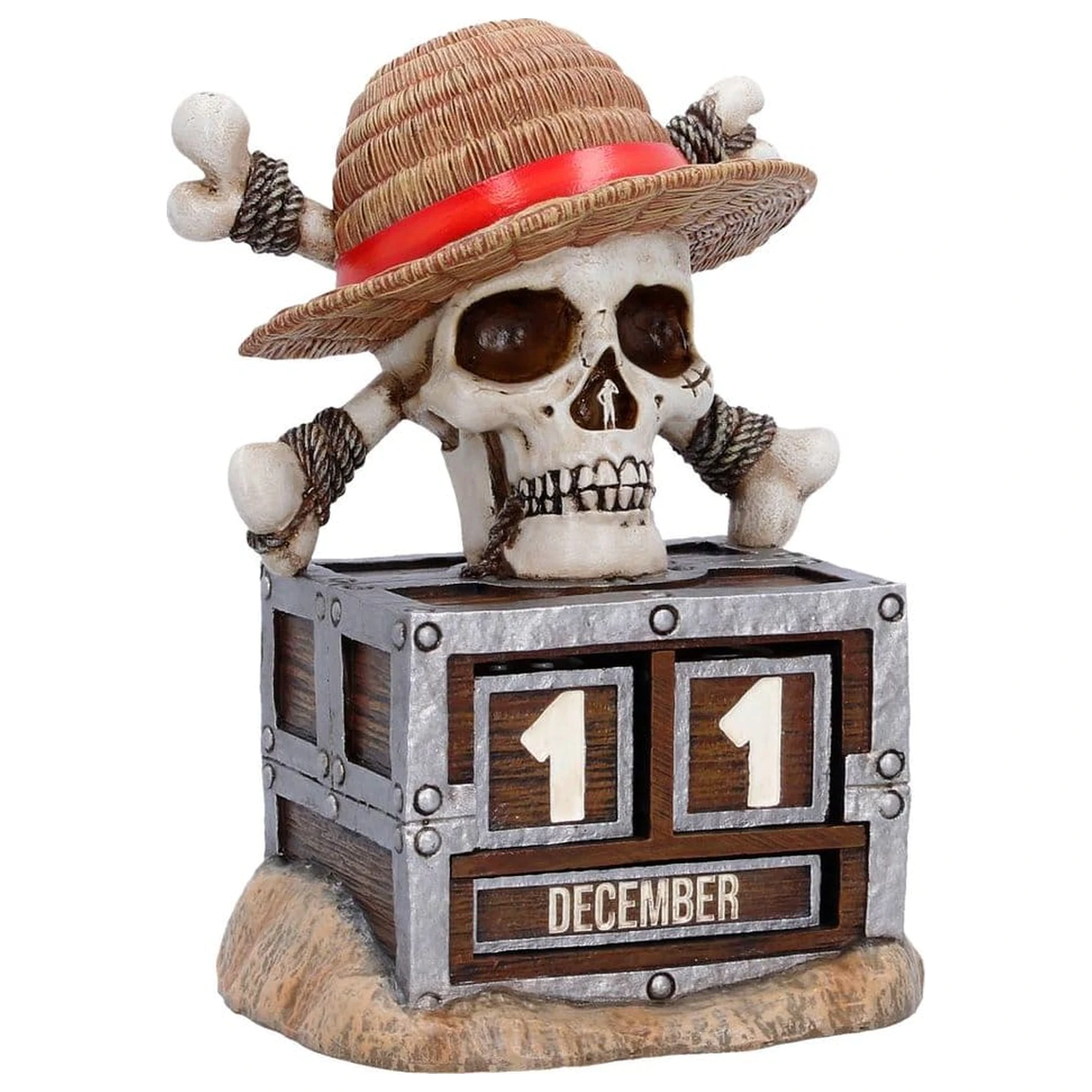 One Piece vječni kalendar Luffy Jolly Roger 16 cm fotografija proizvoda