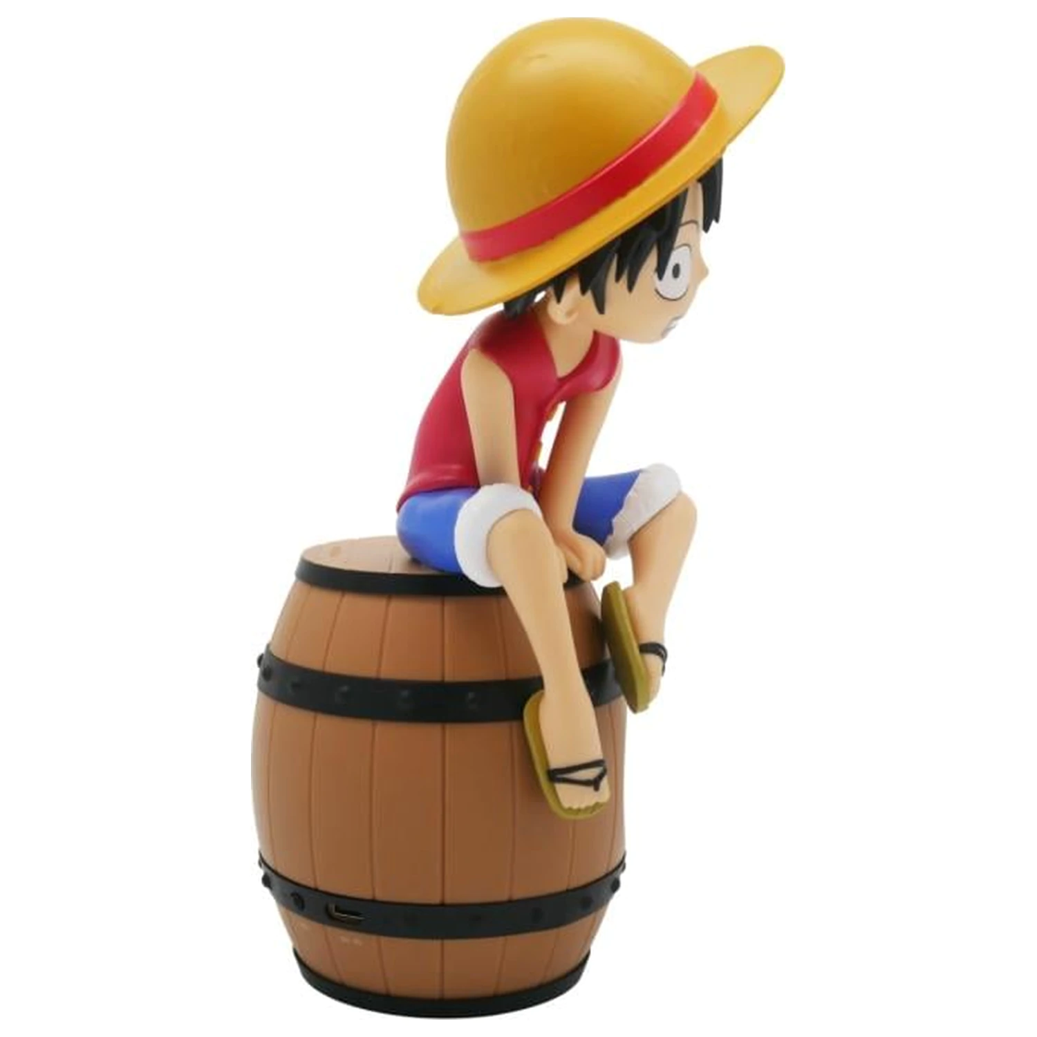 ONE PIECE Luffy na Bačvi LED Svjetleći Alarmni Sat 28 cm fotografija proizvoda