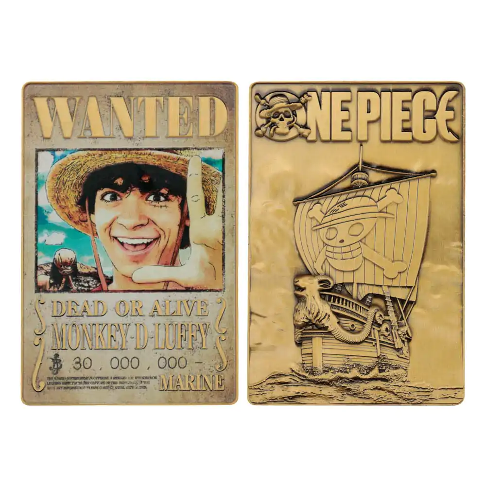 One Piece Ingot Luffy Wanted Poster Limitirano Izdanje fotografija proizvoda