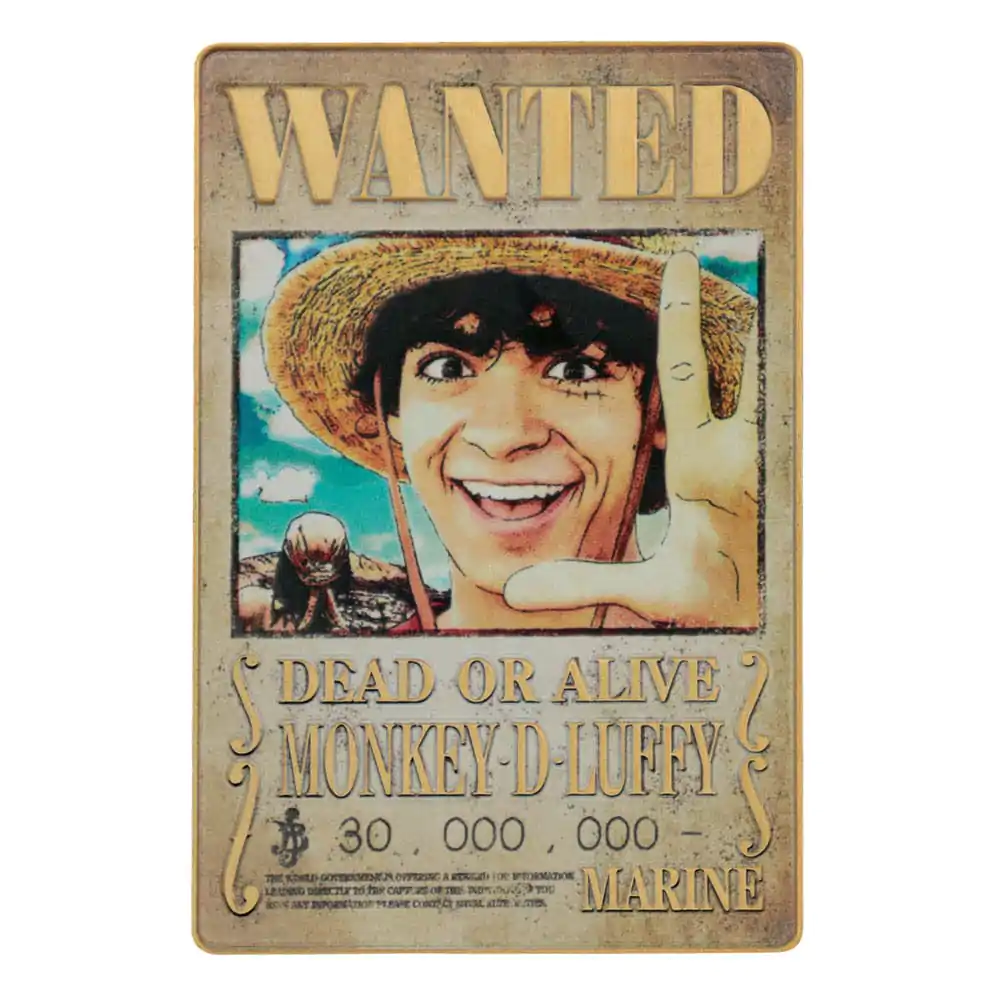 One Piece Ingot Luffy Wanted Poster Limitirano Izdanje fotografija proizvoda