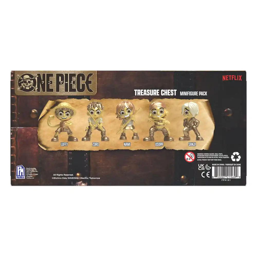 Set mini figura One Piece zlatne boje 6 cm fotografija proizvoda