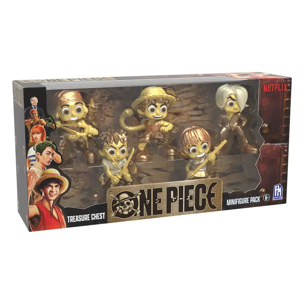 Set mini figura One Piece zlatne boje 6 cm fotografija proizvoda