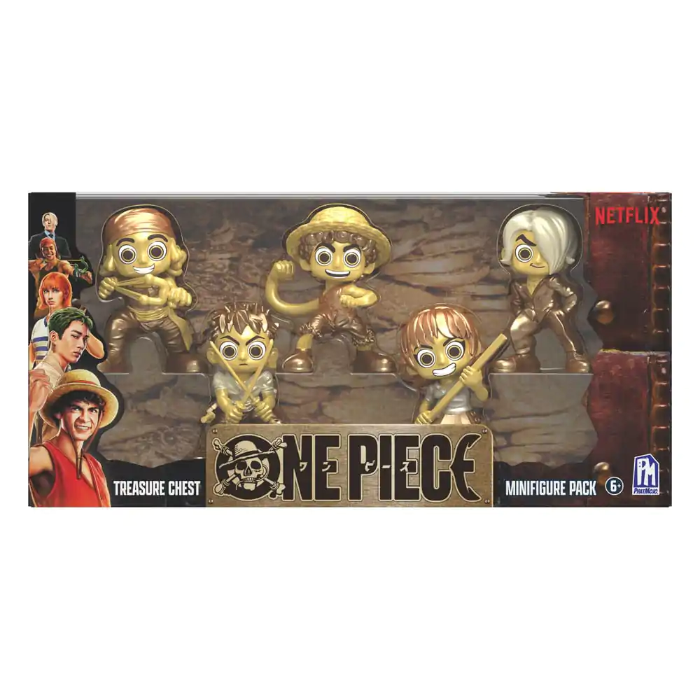 Set mini figura One Piece zlatne boje 6 cm fotografija proizvoda