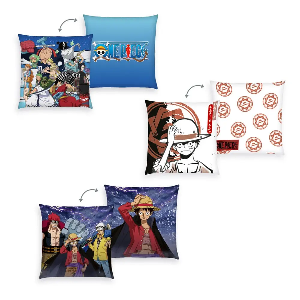 Jastuci 3-Pack Monkey D. Luffy 40 x 40 cm fotografija proizvoda