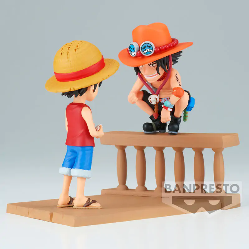 One Piece Monkey D Luffy & Portgas D Ace World Collectable Log Stories figure 8 cm figura fotografija proizvoda