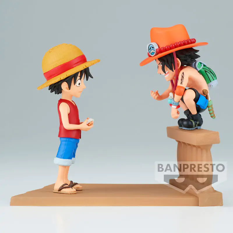 One Piece Monkey D Luffy & Portgas D Ace World Collectable Log Stories figure 8 cm figura fotografija proizvoda