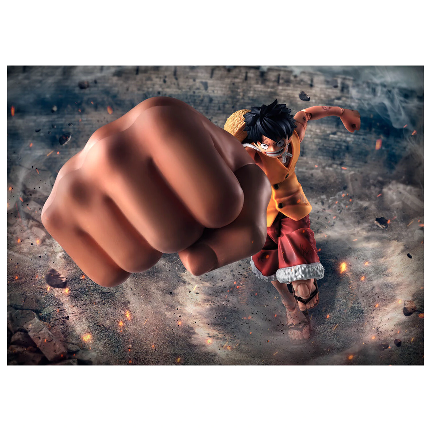 One Piece Monkey D. Luffy Marineford Gear Three S.H. Figuarts Set dodataka/dijelova fotografija proizvoda