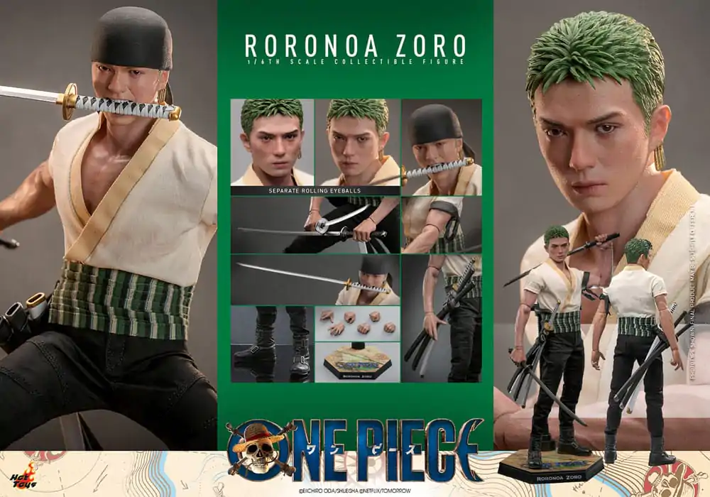 One Piece (Netflix) Akcijska Figura 1/6 Roronoa Zoro 31 cm fotografija proizvoda