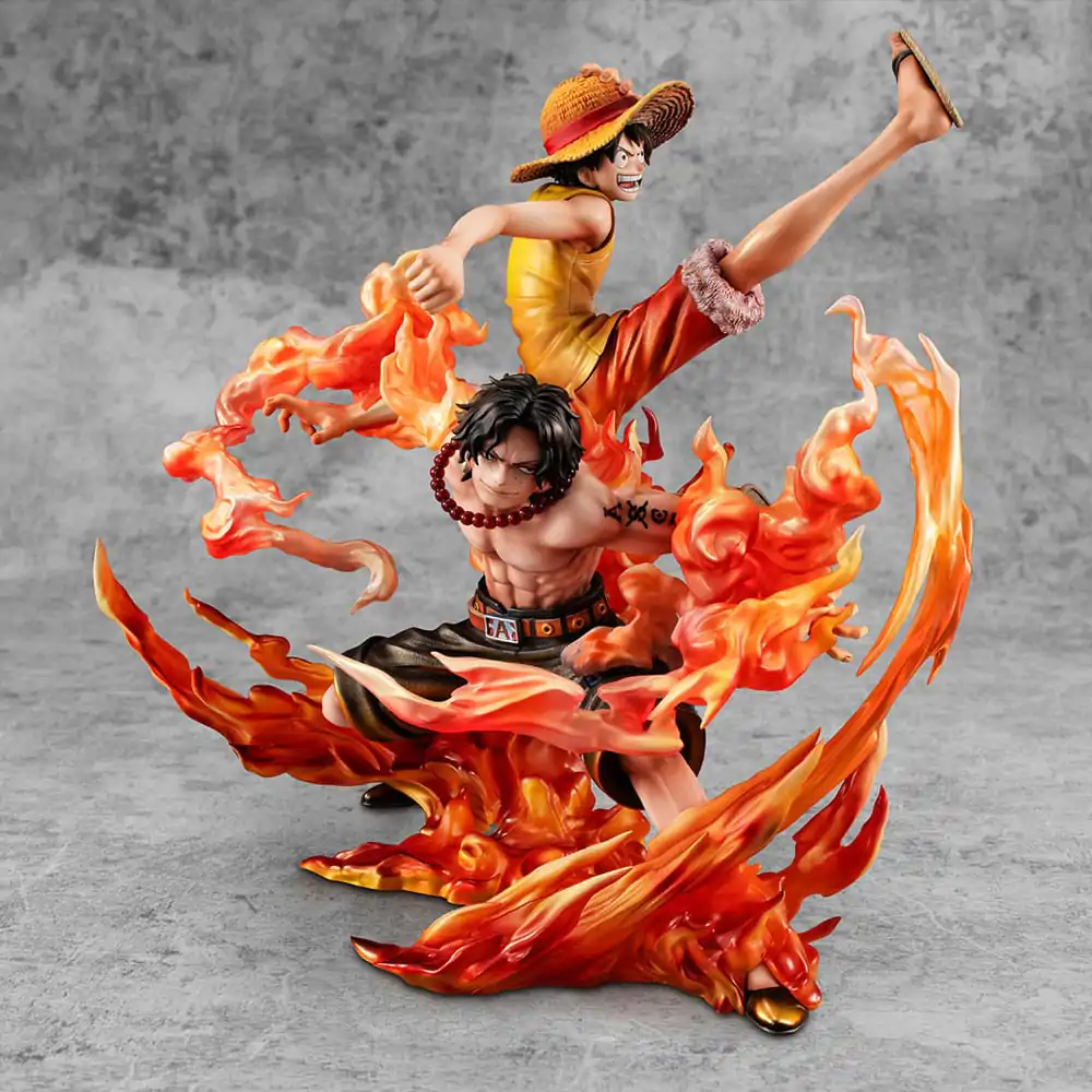 One Piece P.O.P NEO-Maximum PVC Kip Luffy & Ace Bond between brothers 20th Limited Ver. 25 cm fotografija proizvoda