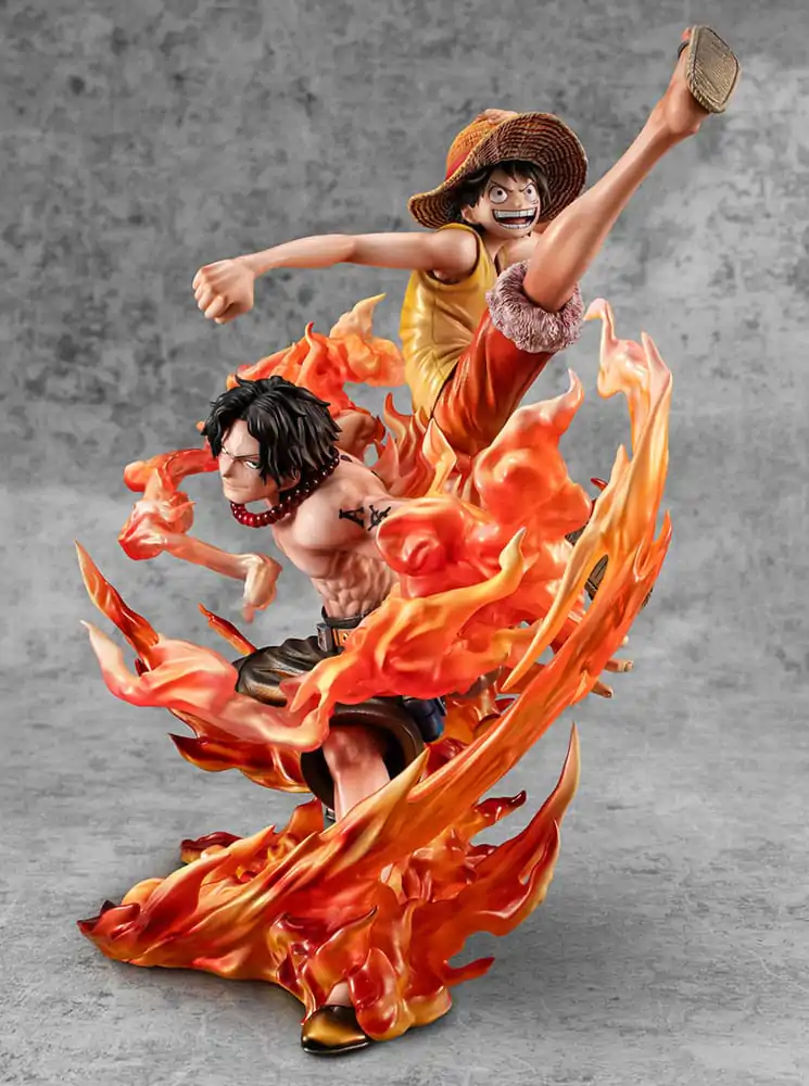 One Piece P.O.P NEO-Maximum PVC Kip Luffy & Ace Bond between brothers 20th Limited Ver. 25 cm fotografija proizvoda