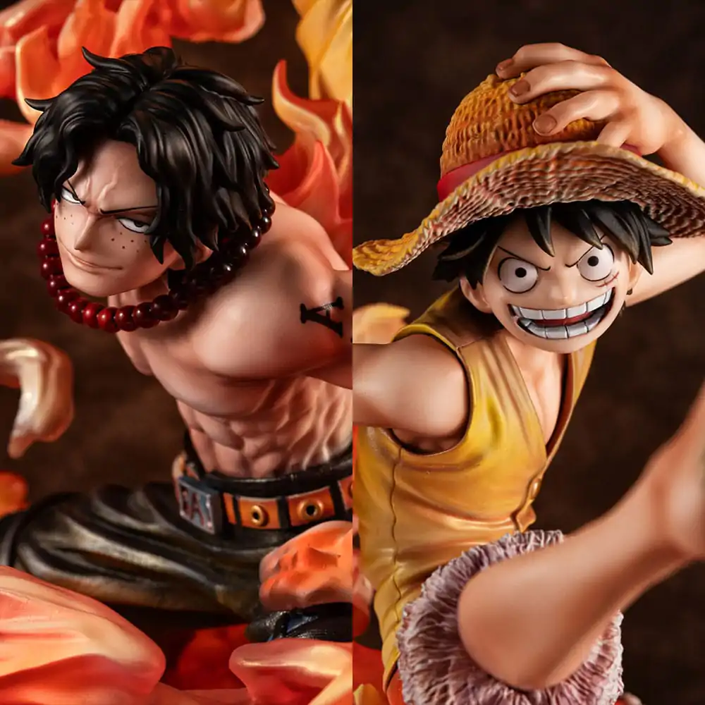 One Piece P.O.P NEO-Maximum PVC Kip Luffy & Ace Bond between brothers 20th Limited Ver. 25 cm fotografija proizvoda