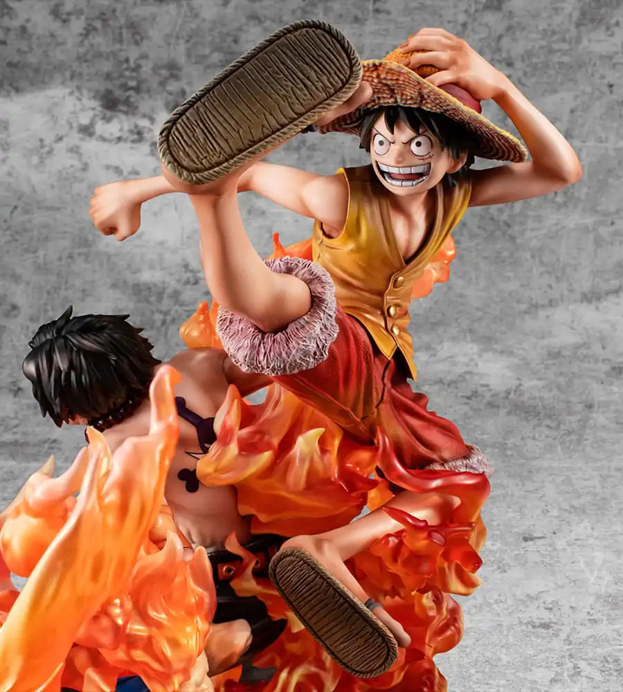 One Piece P.O.P NEO-Maximum PVC Kip Luffy & Ace Bond between brothers 20th Limited Ver. 25 cm fotografija proizvoda