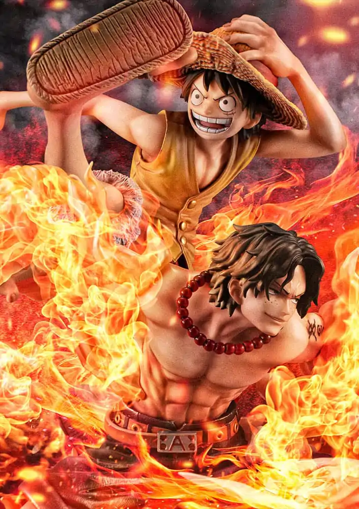 One Piece P.O.P NEO-Maximum PVC Kip Luffy & Ace Bond between brothers 20th Limited Ver. 25 cm fotografija proizvoda