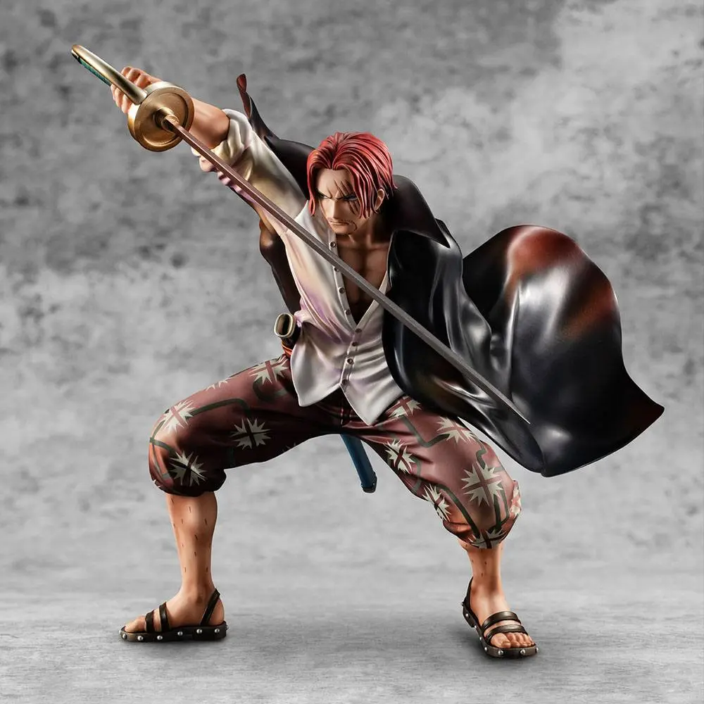 One Piece P.O.P PVC Kip Playback Memories Red-haired Shanks 21 cm fotografija proizvoda