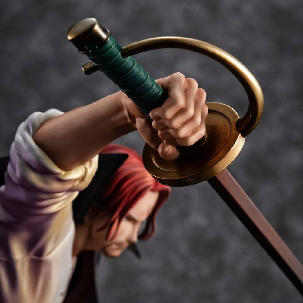 One Piece P.O.P PVC Kip Playback Memories Red-haired Shanks 21 cm fotografija proizvoda