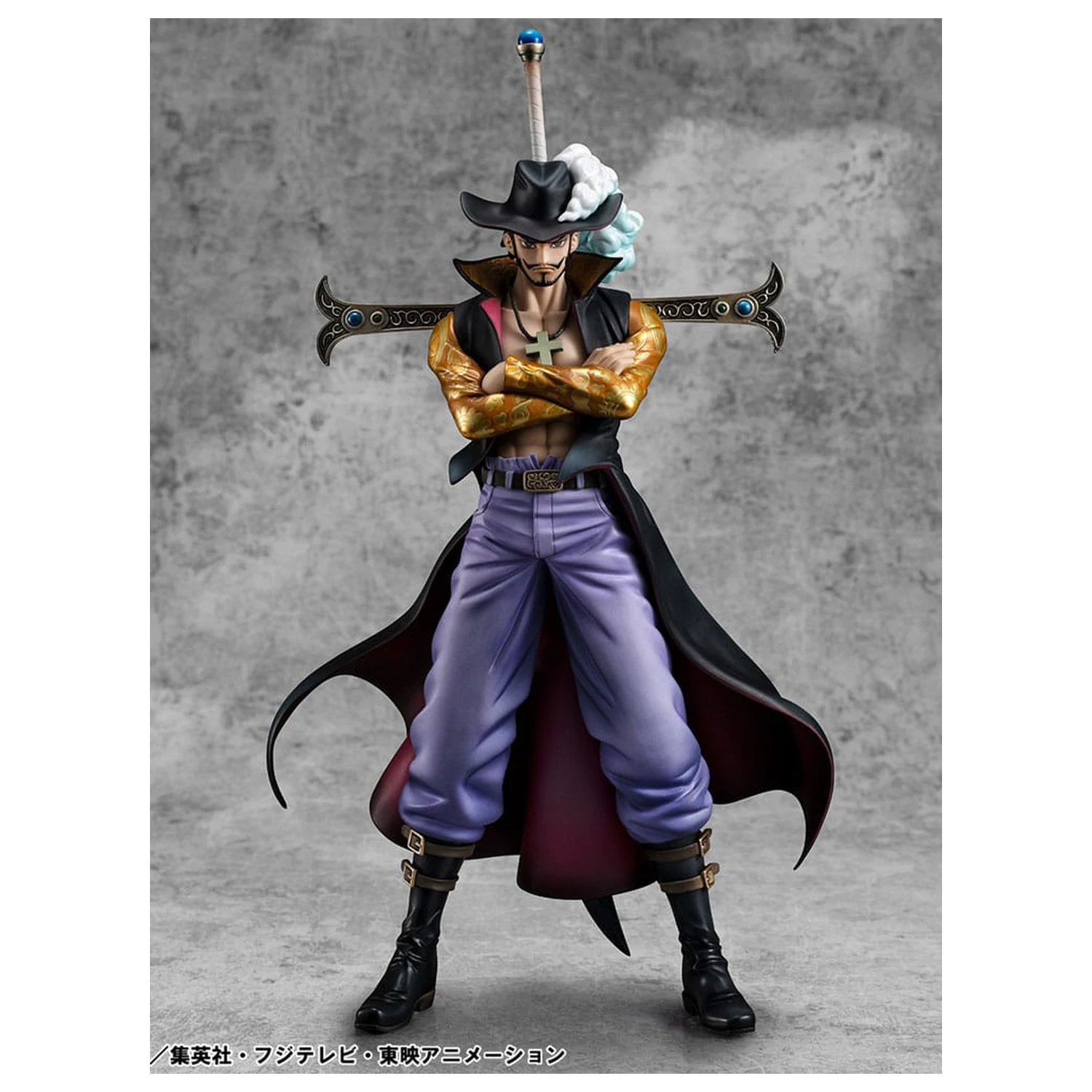 One Piece P.O.P SA-MAXIMUM PVC statua Hawk Eye Dracule Mihawk Ver. R 29 cm fotografija proizvoda