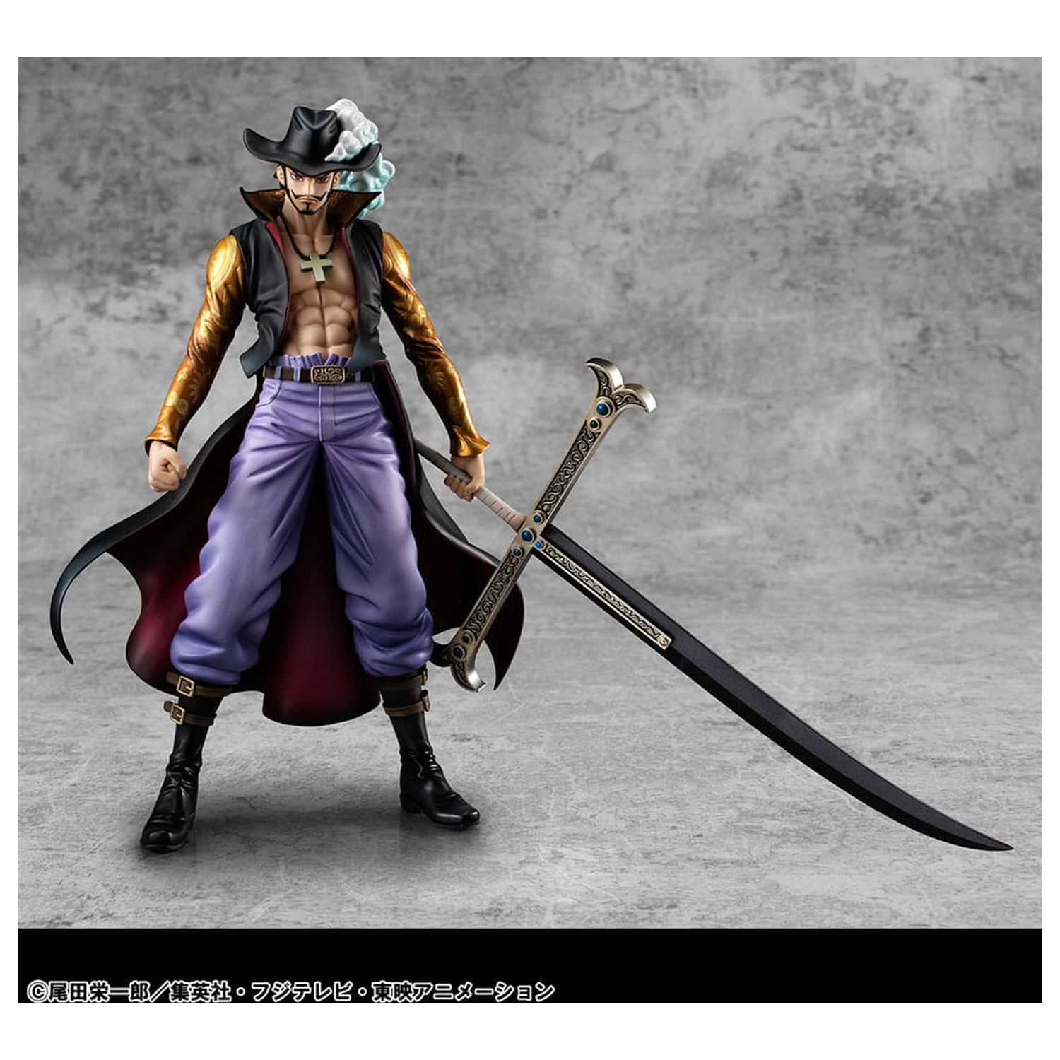 One Piece P.O.P SA-MAXIMUM PVC statua Hawk Eye Dracule Mihawk Ver. R 29 cm fotografija proizvoda