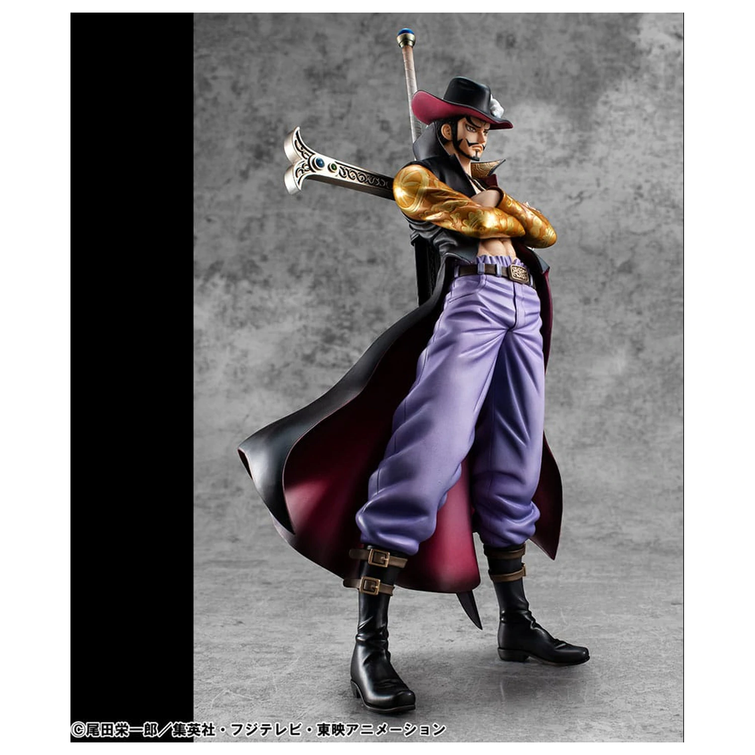 One Piece P.O.P SA-MAXIMUM PVC statua Hawk Eye Dracule Mihawk Ver. R 29 cm fotografija proizvoda