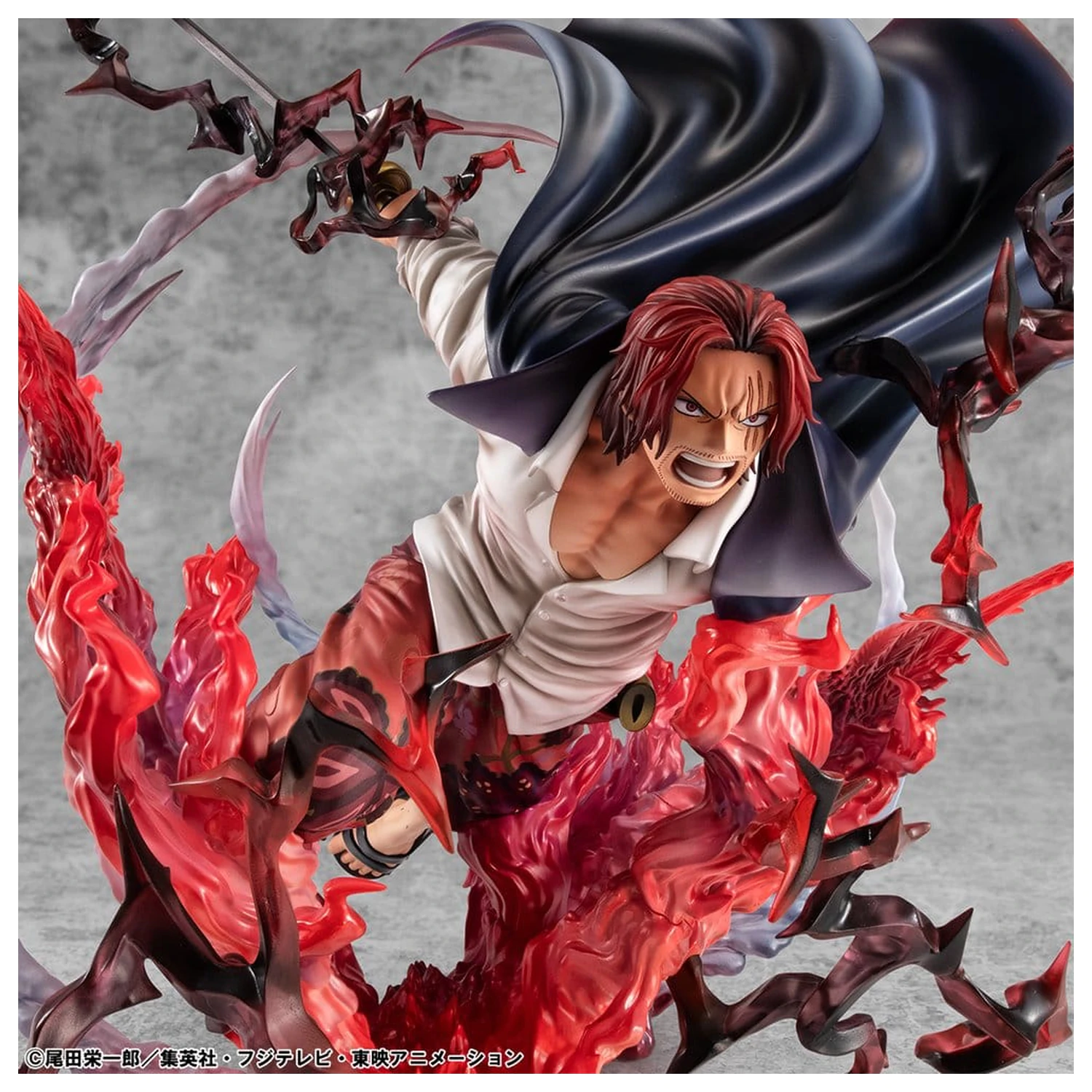 One Piece P.O.P SA-MAXIMUM PVC statua Vođe Crvenokosih pirata Red-Haired Shanks Kamusari 25 cm fotografija proizvoda