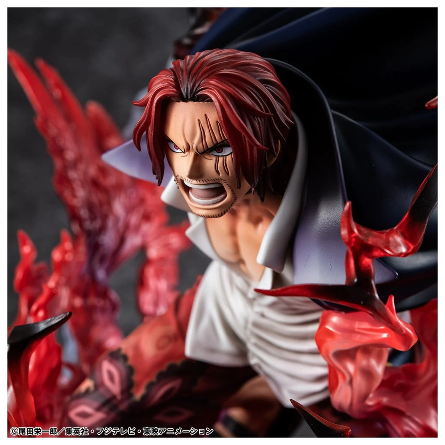 One Piece P.O.P SA-MAXIMUM PVC statua Vođe Crvenokosih pirata Red-Haired Shanks Kamusari 25 cm fotografija proizvoda