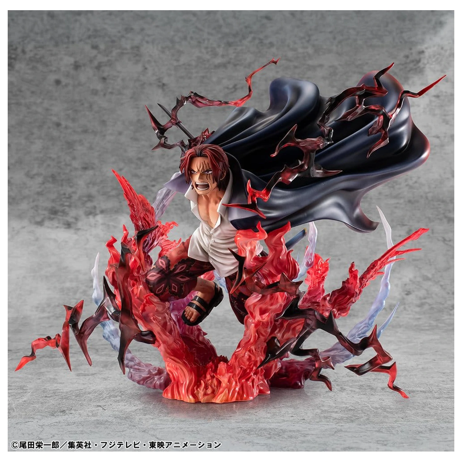 One Piece P.O.P SA-MAXIMUM PVC statua Vođe Crvenokosih pirata Red-Haired Shanks Kamusari 25 cm fotografija proizvoda