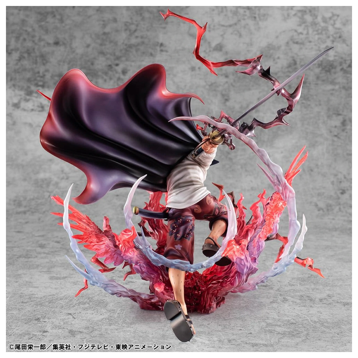 One Piece P.O.P SA-MAXIMUM PVC statua Vođe Crvenokosih pirata Red-Haired Shanks Kamusari 25 cm fotografija proizvoda